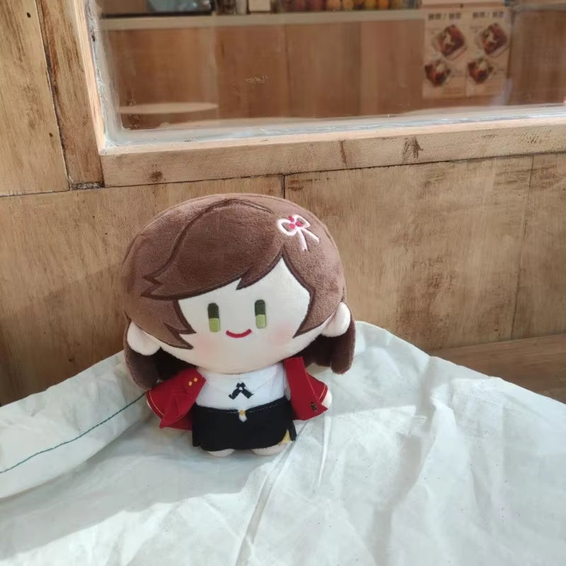 Rosa mini plush without clothes top down view, 10cm handmade doll PP Cotton filled