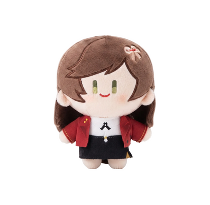 Rosa plushie with clothes variant, 10cm handmade fan made plush doll front view