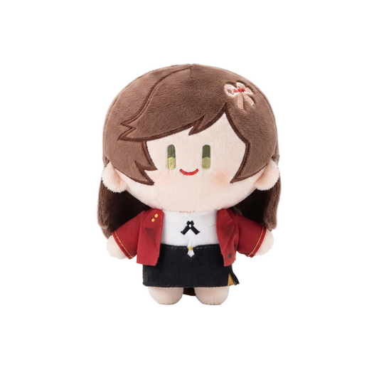 Rosa plushie with clothes variant, 10cm handmade fan made plush doll front view