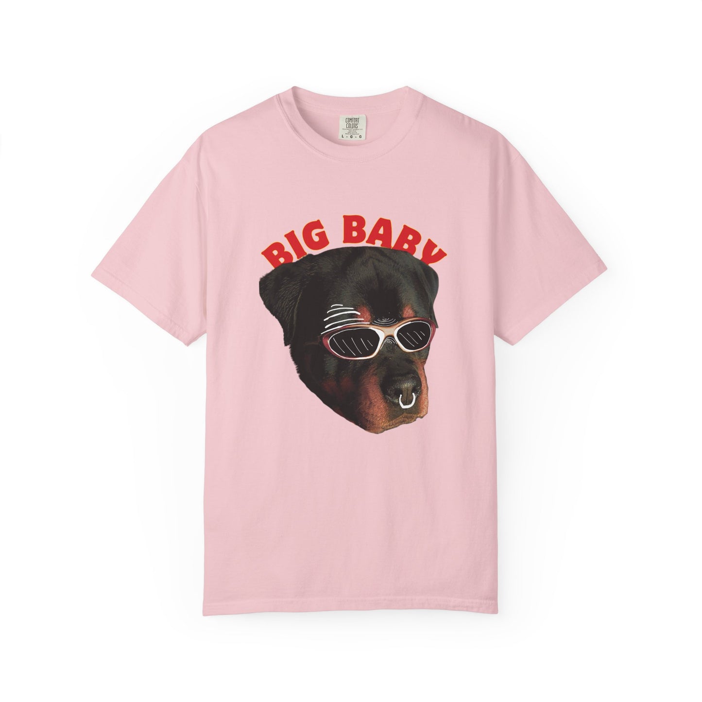 Rottweiler gift tee worn by female model in relaxed fit front view