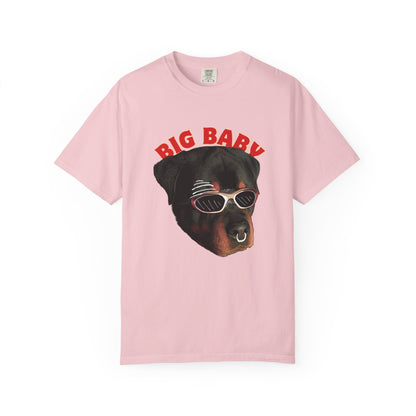 Rottweiler gift tee worn by female model in relaxed fit front view