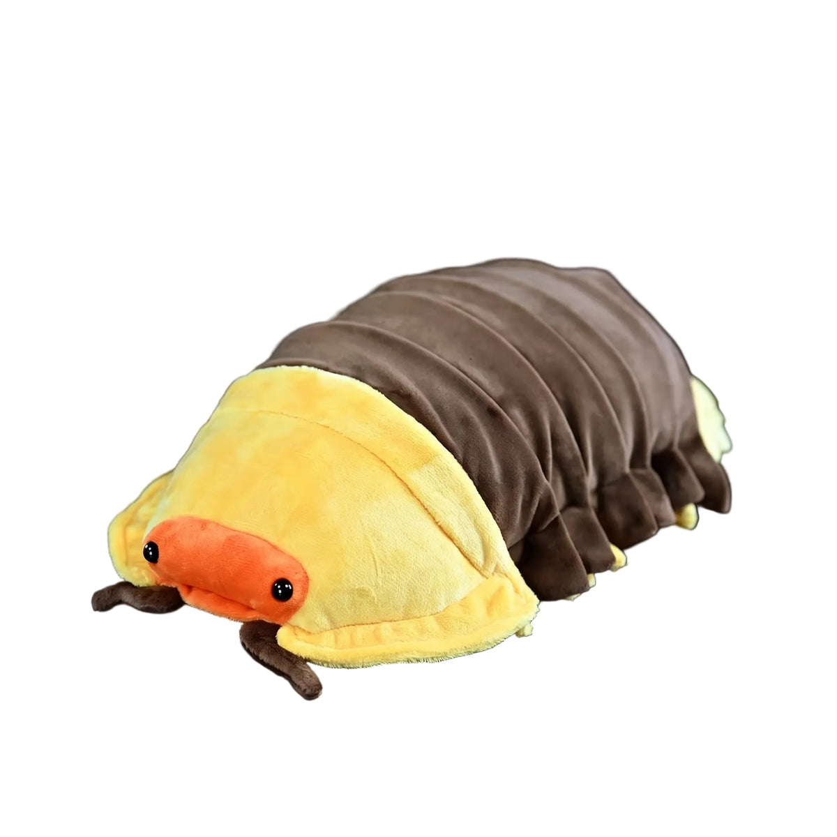 Rubber Ducky Isopod plush toy 35cm front view on white background