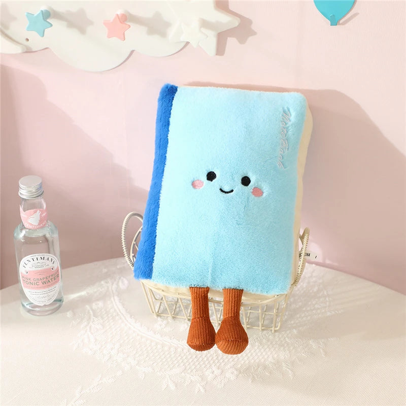 Ruler plush novelty desk decor kawaii stationery stuffed toy gift idea