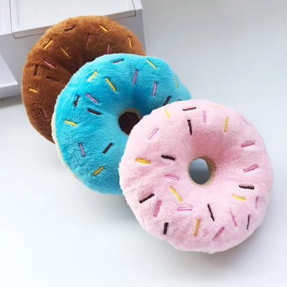 Soft Donuts Plush Toy | Frosted Donut Plushie | Blueberry, Chocolate & Strawberry Flavours