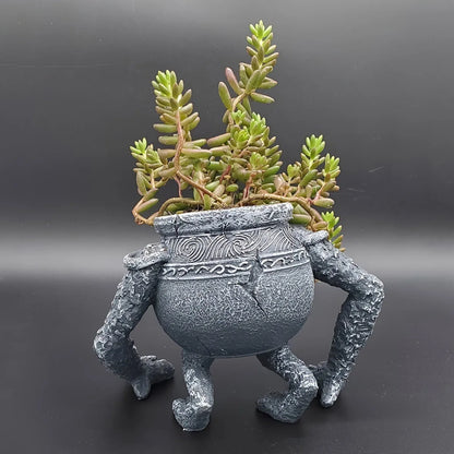 Iron Fist Alexander Elden Ring figure with flower planter feature