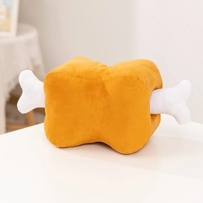 Manga Meat Plush Pillow Anime Cartoon Bone Hand Warmer Desk Cushion 40cm Kawaii Otaku Gift