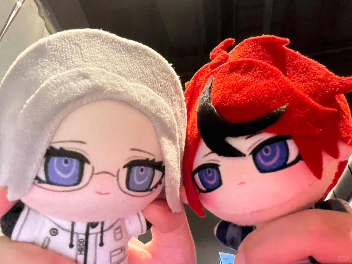 Sumino Takumi And Aotuki Eito Plush The Hundred Line -Last Defense Academy Game Handmade Plushies 10cm