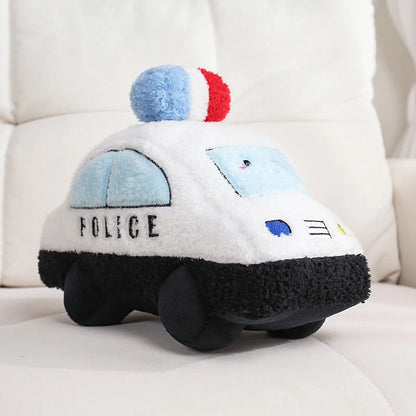 Chunky Vehicle Plushies - Soft Smiling Car Truck Plane Train Plush Toy | Happy Wheels Handmade Stuffed Animal