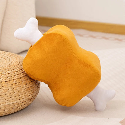 Manga Meat Plush Pillow Anime Cartoon Bone Hand Warmer Desk Cushion 40cm Kawaii Otaku Gift