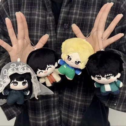 Shin Asakura, Yoichi Nagumo, Natsuki Seba and Shishiba | Handmade Anime Plush Figures 10cm