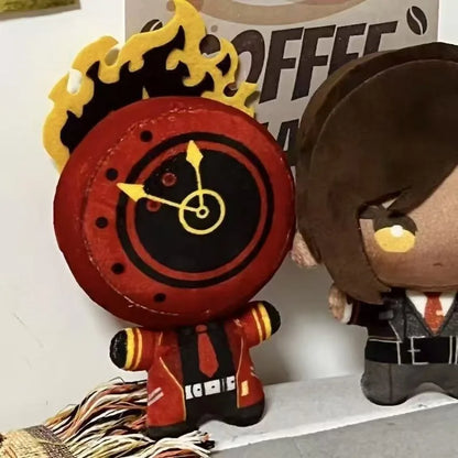 Dante Plush  Clock Head Plush Toy  Handmade Fan Art Plush 10cm