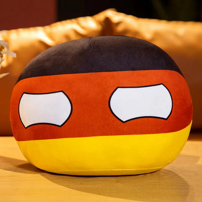 Countryball Plush Toy | 10cm Flag Plushes | Polandball Stuffed Doll | USA UK Japan Brazil Germany + 16 More