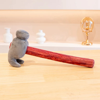 Realistic Axe & Claw Hammer Plush Toys - Lifelike Stuffed Tool Plushies 40cm | Novelty Gift