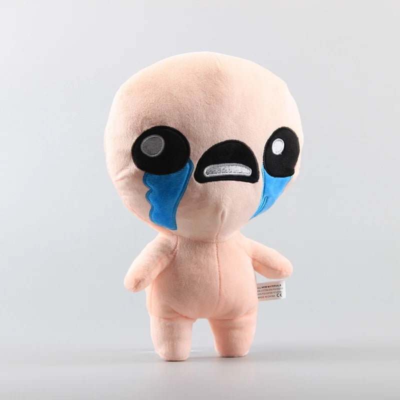 Handmade Isaac Plush 30cm - Crying Boy Stuffed Toy Dark Roguelite Fan Collectible