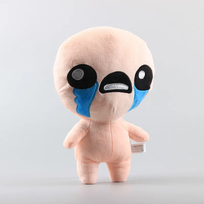 Handmade Isaac Plush 30cm - Crying Boy Stuffed Toy Dark Roguelite Fan Collectible