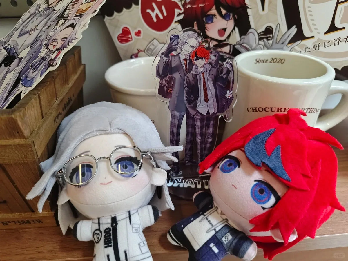 Sumino Takumi And Aotuki Eito Plush The Hundred Line -Last Defense Academy Game Handmade Plushies 10cm