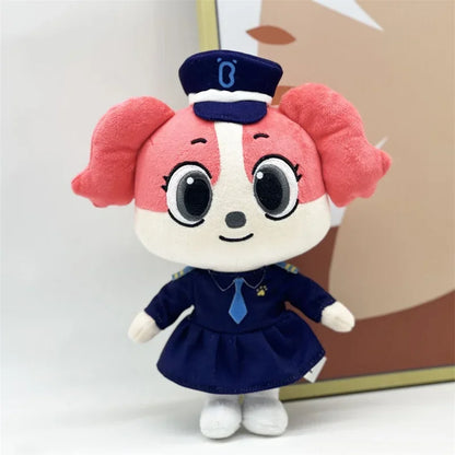 Puppy Patrol Squad Plushies: Papillon 23cm, Labrador & Dobie 25cm Rescue Pup Plush Toys