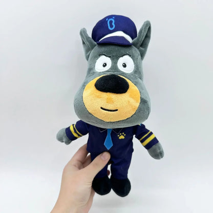 Puppy Patrol Squad Plushies: Papillon 23cm, Labrador & Dobie 25cm Rescue Pup Plush Toys