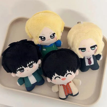 Shin Asakura, Yoichi Nagumo, Natsuki Seba and Shishiba | Handmade Anime Plush Figures 10cm
