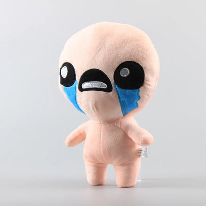 Handmade Isaac Plush 30cm - Crying Boy Stuffed Toy Dark Roguelite Fan Collectible