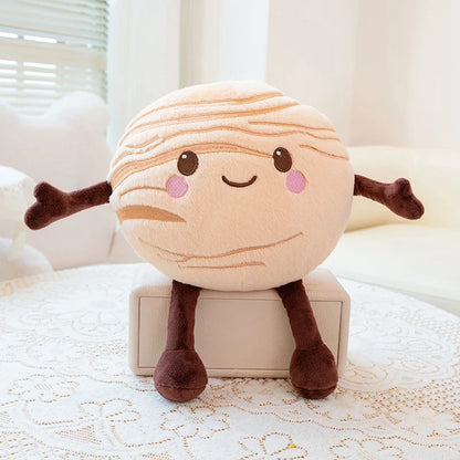 Planet Plush Toy 20cm, Soft Stuffed Earth Plush Mars Plush Saturn Plush Venus Plush Moon Plush Sun Plush Solar System Plushie Gift