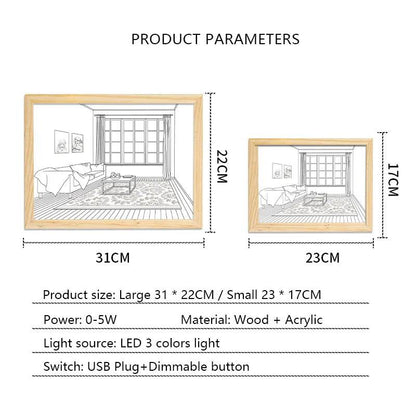 Led Light Painting Lamp - aprasi