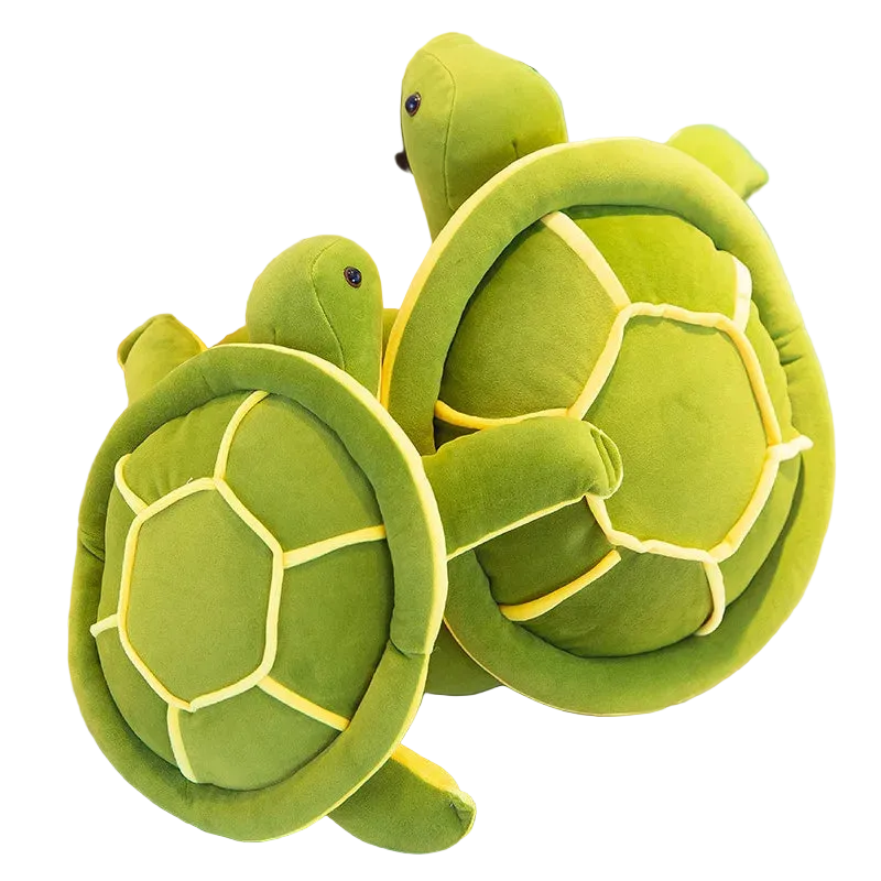 Kawaii Matcha Green Turtle Plush | Cute Turtle Plushie Cushion Pillow | Soft Stuffed Turtle Toy 25cm 35cm