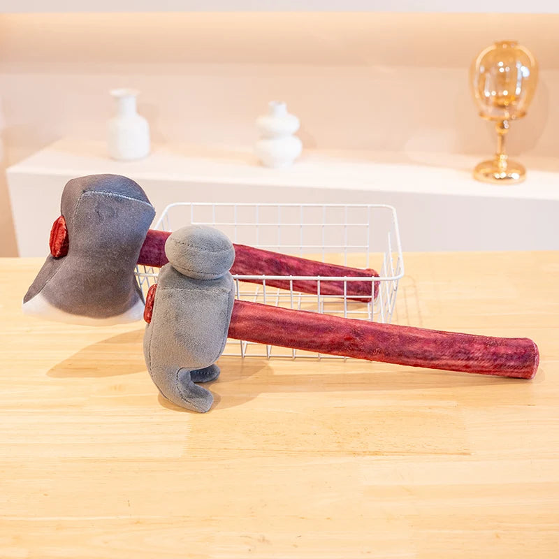 Realistic Axe & Claw Hammer Plush Toys - Lifelike Stuffed Tool Plushies 40cm | Novelty Gift