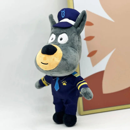 Puppy Patrol Squad Plushies: Papillon 23cm, Labrador & Dobie 25cm Rescue Pup Plush Toys