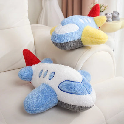 Chunky Vehicle Plushies - Soft Smiling Car Truck Plane Train Plush Toy | Happy Wheels Handmade Stuffed Animal