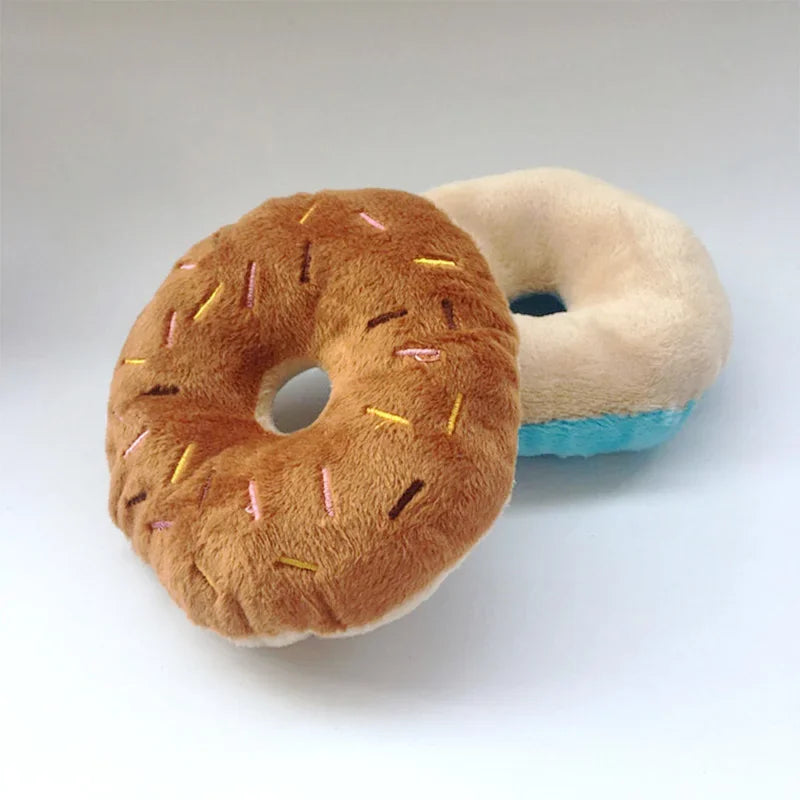 Soft Donuts Plush Toy | Frosted Donut Plushie | Blueberry, Chocolate & Strawberry Flavours