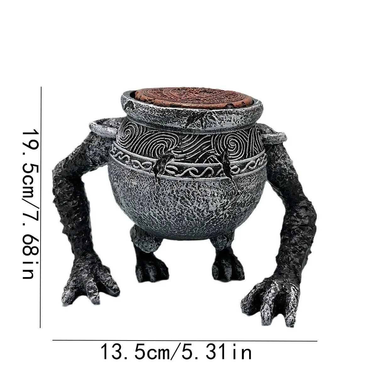 alexander plant pot Elden Ring Iron Fist Alexander Warrior Figure Planter | 7.68" Resin Statue