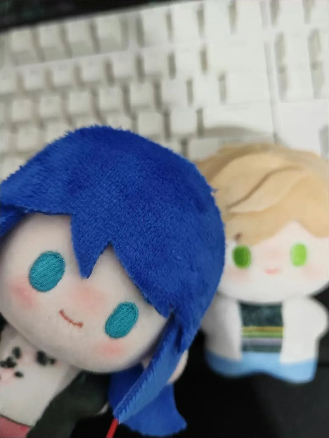 Ladybug and Cat Noir Handmade Chibi Plush Keychains | Marinette and Adrien Fan Plushies 10cm | Miraculous Collectible Dolls