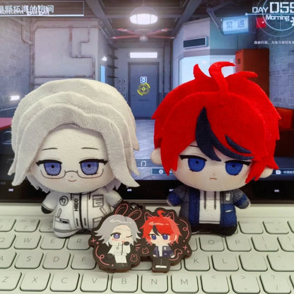 Sumino Takumi And Aotuki Eito Plush The Hundred Line -Last Defense Academy Game Handmade Plushies 10cm