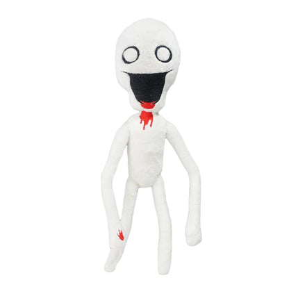 SCP 096 plush tall emaciated humanoid pale fabric plush toy front facing
