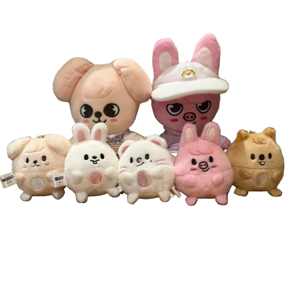 SKZOO Wolf Chan 20cm plush doll front view