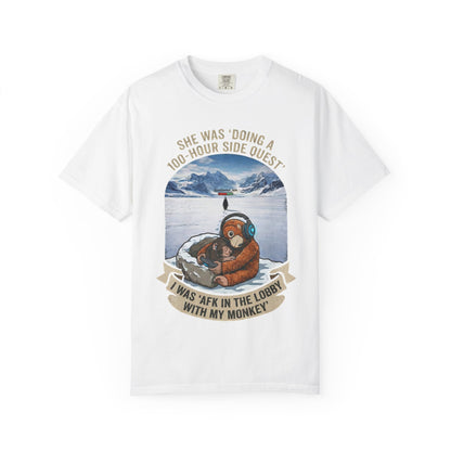 Sad Japan zoo monkey holding stuffed orangutan viral meme shirt