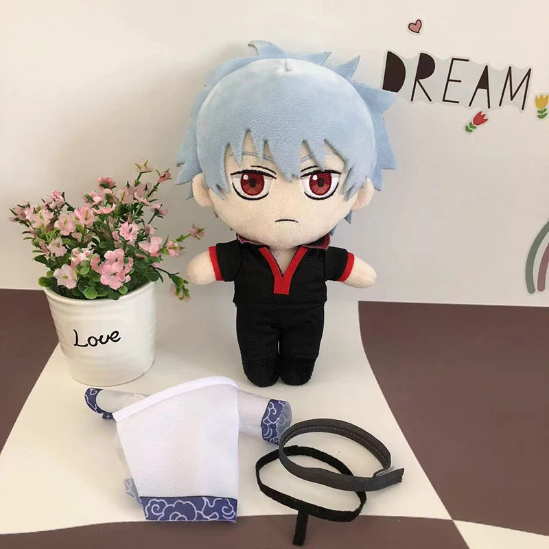 Sakata Gintoki plush side profile 20cm
