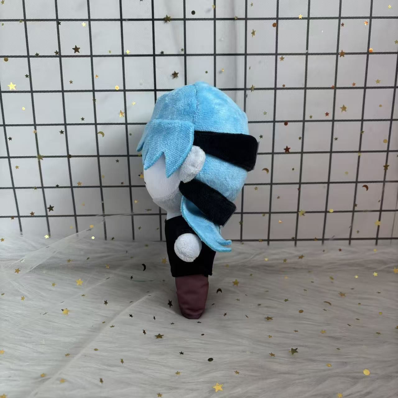 Sal Fisher blue pigtails and Larry Johnson blue hair plush set Sally Face fan favourite duo
