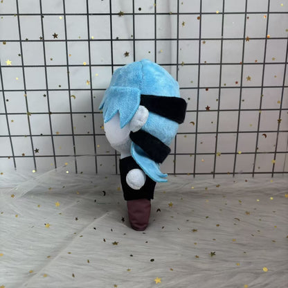 Sal Fisher blue pigtails and Larry Johnson blue hair plush set Sally Face fan favourite duo
