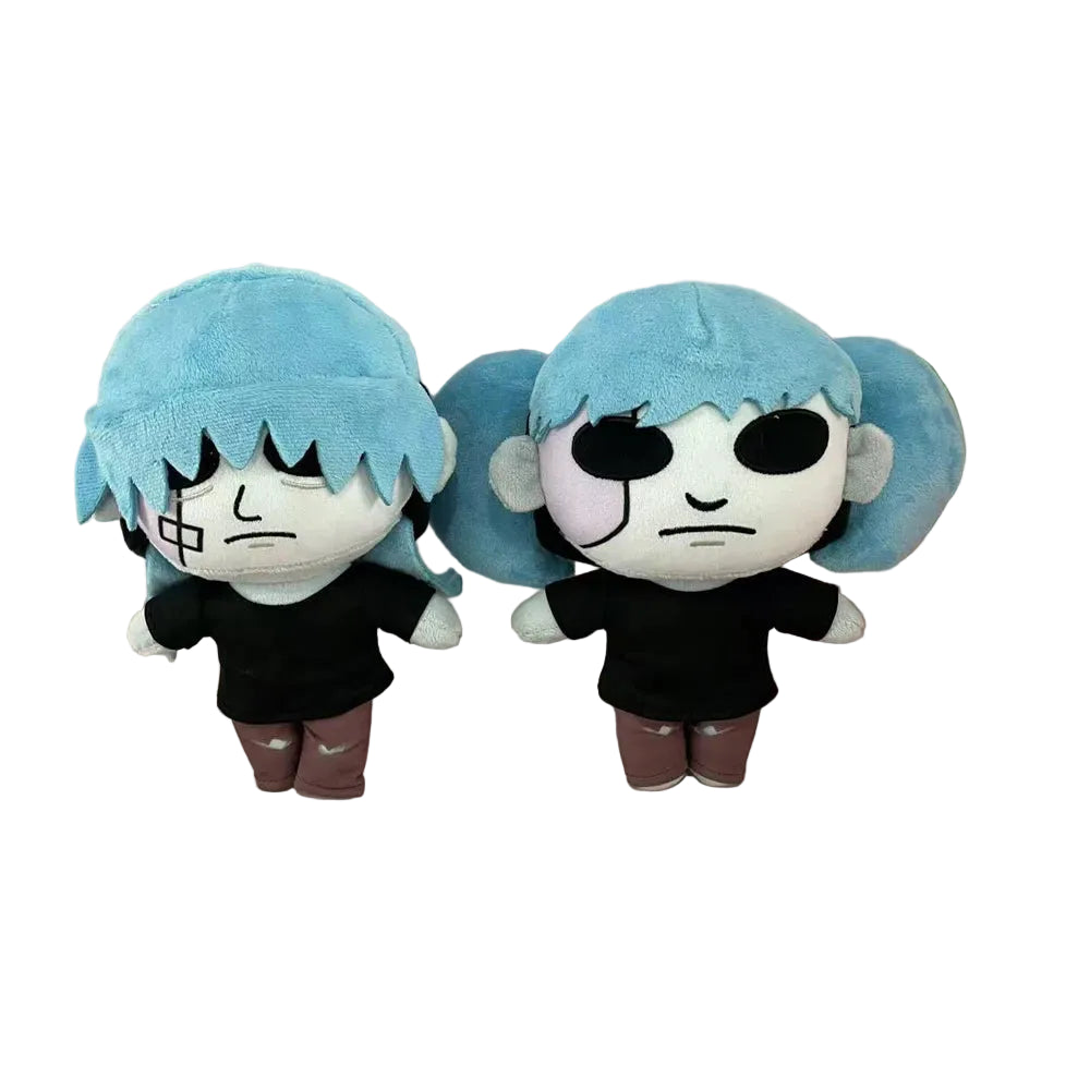 Sal and larry collectible plush front view.