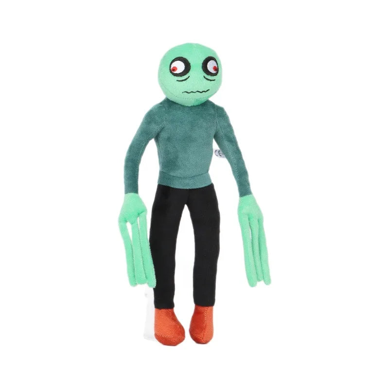 Salad Fingers plush toy handmade 30cm front view
