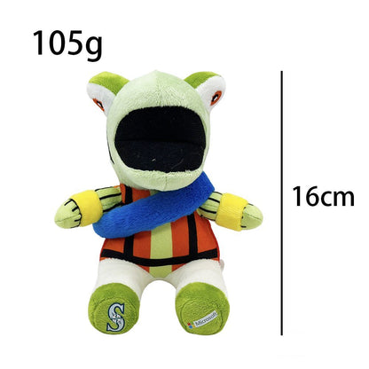 Salmon Humpy plush soft cotton fill handmade collectible front view
