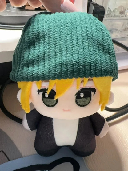 Sam inspired plush collectible sitting upright front view
