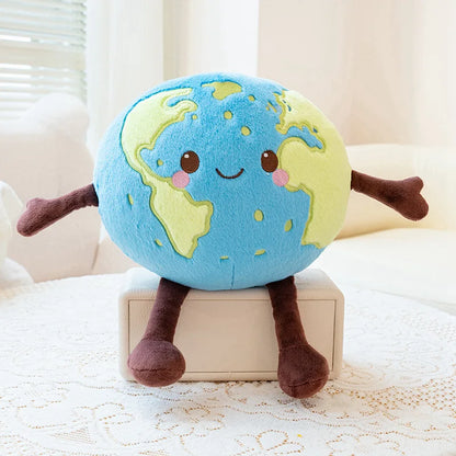 Saturn plush with rings soft stuffed planet toy 20cm

