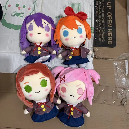 Sayori plush pink ribbon psychological horror visual novel character 25cm