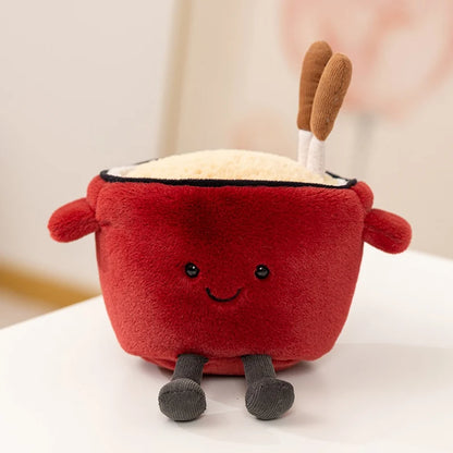 Kawaii Kitchen Plushies | Green Teapot, Hotpot & Frying Pan Amuseable Style Food Plush Decor