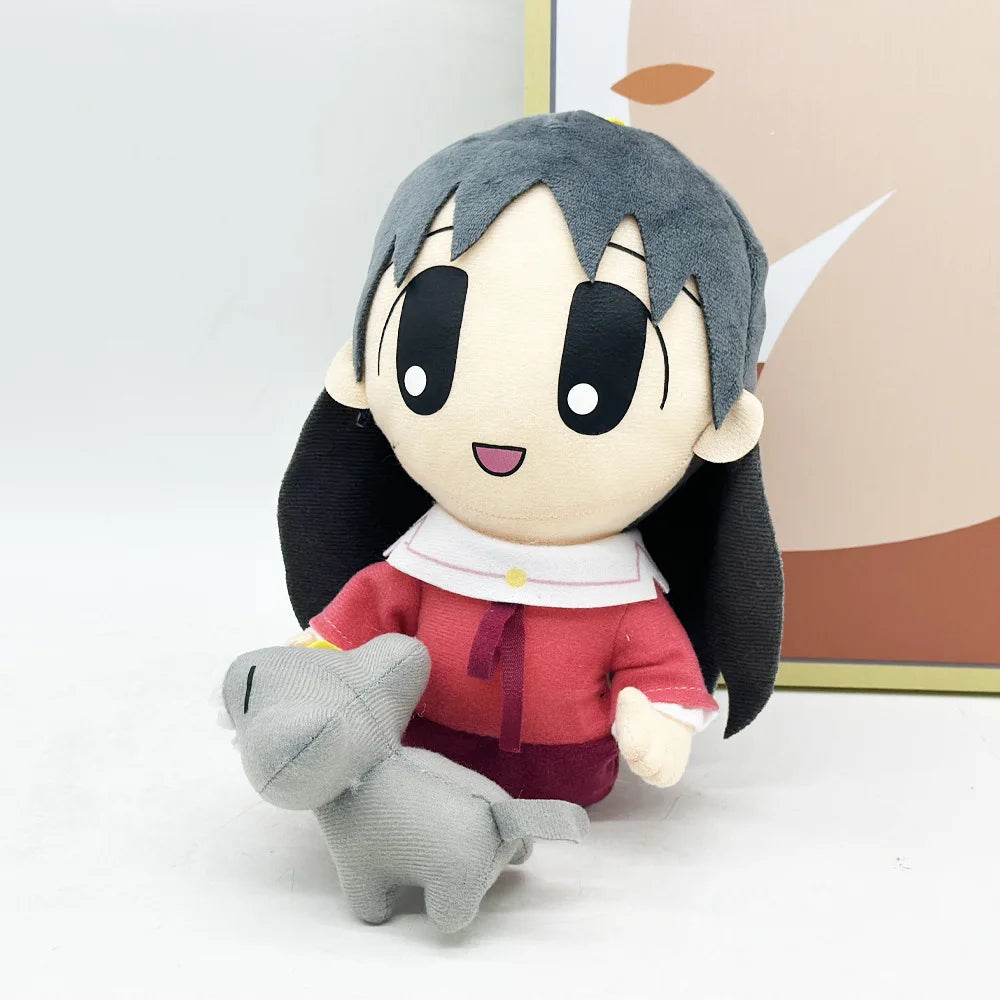 Sakaki Plush With Cat | Handmade Azumanga Daioh Kamineko Collectible Plush 22cm