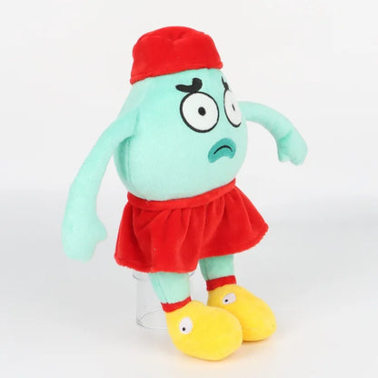 Scale reference haunted mansion co-op game plush held in hand showing 30cm size
