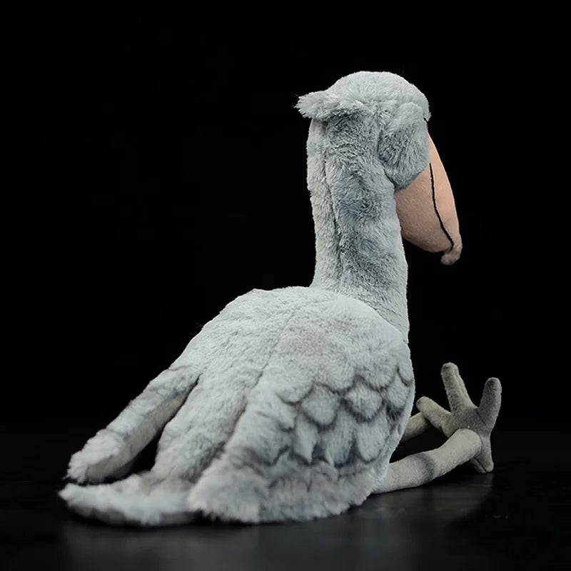 Shoebill Plush Toy | Realistic Shoebill Stork Stuffed Animal | Handmade Quirky Prehistoric Bird Plush 45cm